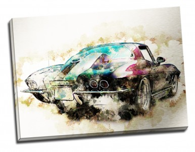 Tablou din aluminiu striat Wanna Hop in?