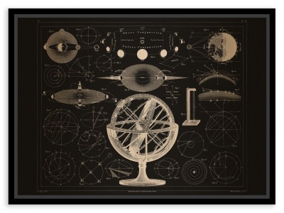 Tablou pe metal striat aramiu Bolder-Atlas by Brockhaus