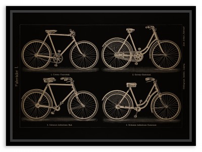 Tablou pe metal striat aramiu Fahrader I