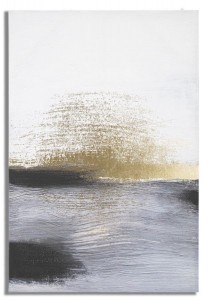 Tablou pictat manual, Orizont Multicolor, 80 x 120 cm