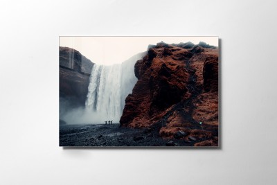 Tablou Sticla Cascade 1167 Multicolor, 45 x 30 cm