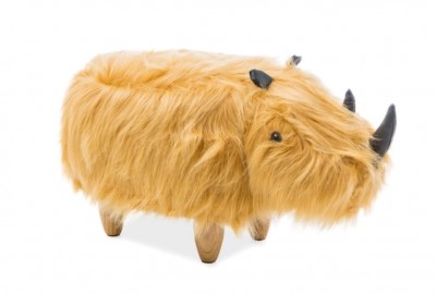 Taburet pentru copii tapitat Norbis Brown, l69xA34xH35 cm