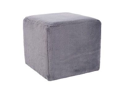 Taburet tapitat cu stofa, Lumia R Gri, l39xA39xH34 cm