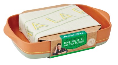 Tava ceramica si prosop de bucatarie, Jamie Oliver