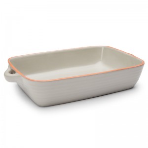Tava cuptor din ceramica Cool Grey, 35 x 23 cm, Jamie Oliver