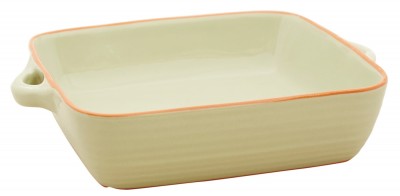 Tava patrata din ceramica Sand, 23 cm, Jamie Oliver