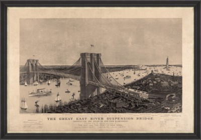 Tablou Framed Art The Great Suspension Bridge