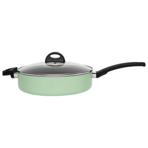 Tigaie adanca cu capac, Green, 26 cm, Eclipse Line