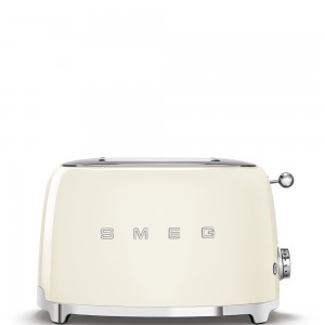 Toaster 2 sloturi TSF01CREU, Crem, Retro 50, SMEG