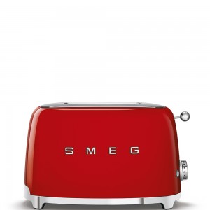 Toaster 2 sloturi TSF01RDEU, Rosu, Retro 50, SMEG