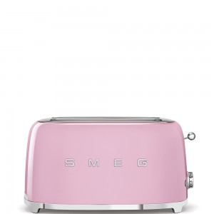 Toaster 2 sloturi TSF02PKEU, Roz, Retro 50, SMEG