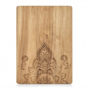 Tocator din lemn de salcam, Oriental Natural, l40xA29xH1,5 cm