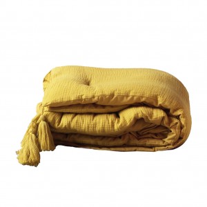 Traversa de pat, Angelia Galben, 80 x 180 cm