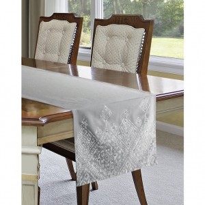 Traversa masa Elza 40x140 cm Argintiu