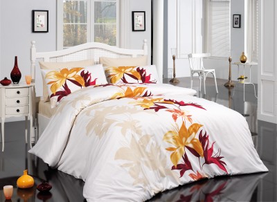 Lenjerie de pat Ranforce Tuval V1 Orange