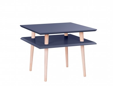 Masa de cafea Ufo Square Medium Graphite, L55xl55xh45 cm