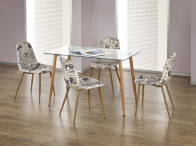 Masa din sticla Usain, L120xl70xh75 cm