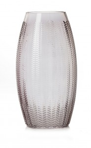 Vaza Boa Anthracite, Sticla, Ø14xH26 cm