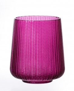 Vaza Boa Huricane Berry, Sticla, Ø17xH20 cm