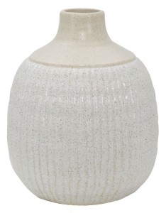 Vaza ceramica Soap Marmura, Ø21xH26 cm