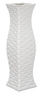 Vaza ceramica Square, 15x15xH59,5 cm