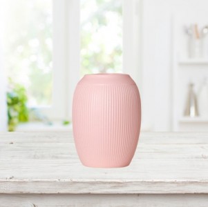 Vaza decorativa din ceramica, French Roz, Ø20xH27 cm
