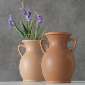 Vaza decorativa din ceramica Samra Maro, Modele Asortate, Ø14xH18 cm