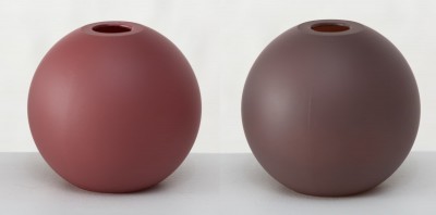 Vaza decorativa din sticla Merlinde Multicolor, Modele Asortate, Ø10xH10 cm