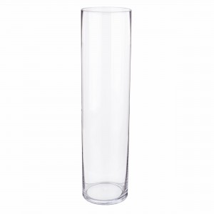 Vaza decorativa din sticla, Venice Round L Transparent, Ø15x60 cm