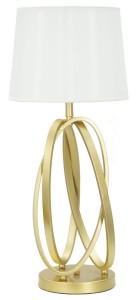 Veioza Circle Alb / Auriu