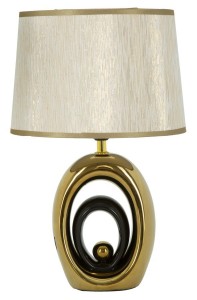 Veioza Glam Oval-V Gold / Cream