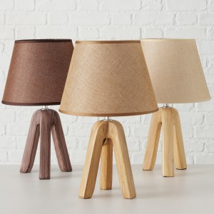 Veioza Isco Tall Natural / Maro, Modele Asortate, Ø25xH39 cm