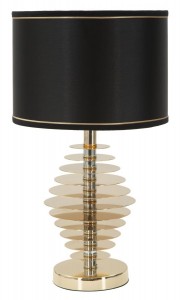 Veioza Round Black / Gold