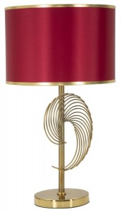 Veioza Spiral Bordeaux / Auriu