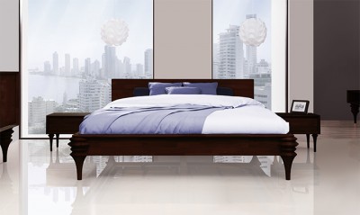 Pat din lemn masiv de fag Paris wenge