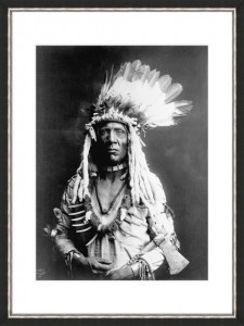 Tablou Framed Art Weasel Tail by Edward Curtis
