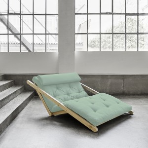 Canapea extensibila Figo Unfinished Pastel Peppermint