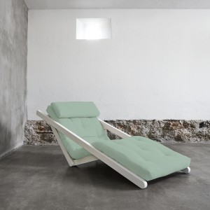 Fotoliu extensibil Figo White Pastel Peppermint