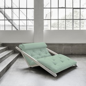 Canapea extensibila Figo White Pastel Peppermint