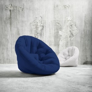 Fotoliu extensibil Nido-Albastru