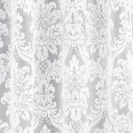 Perdea Damask 140X250 Alb 1 buc 2